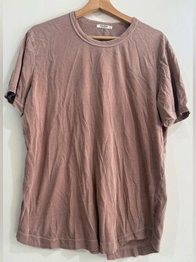 Buck Mason Mauve-Tone Short Sleeve Crewneck Tee